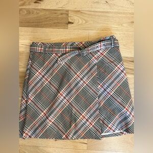GB plaid mini skirt size XL